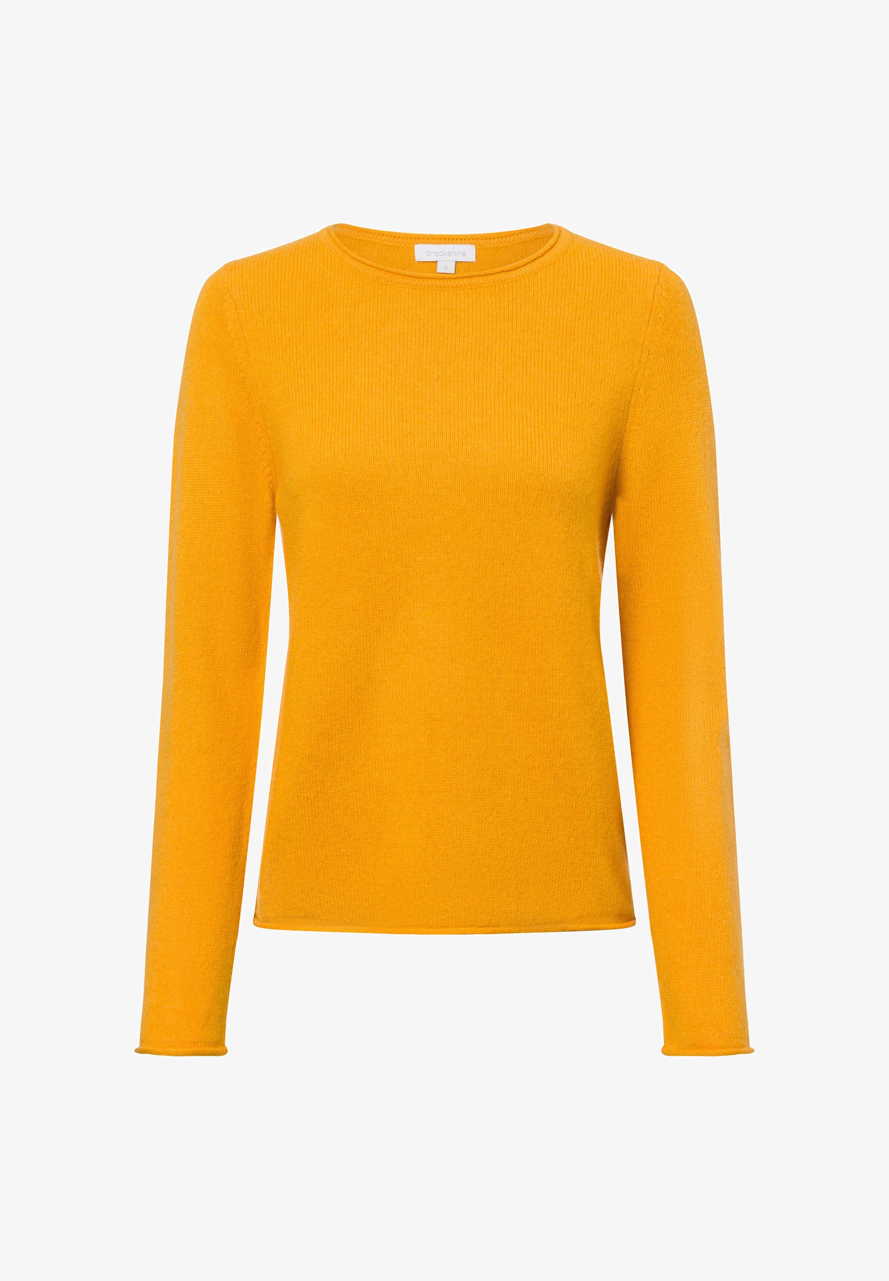 Strickpullover Damen Pullover Maisgelb Brookshire Strickpullover