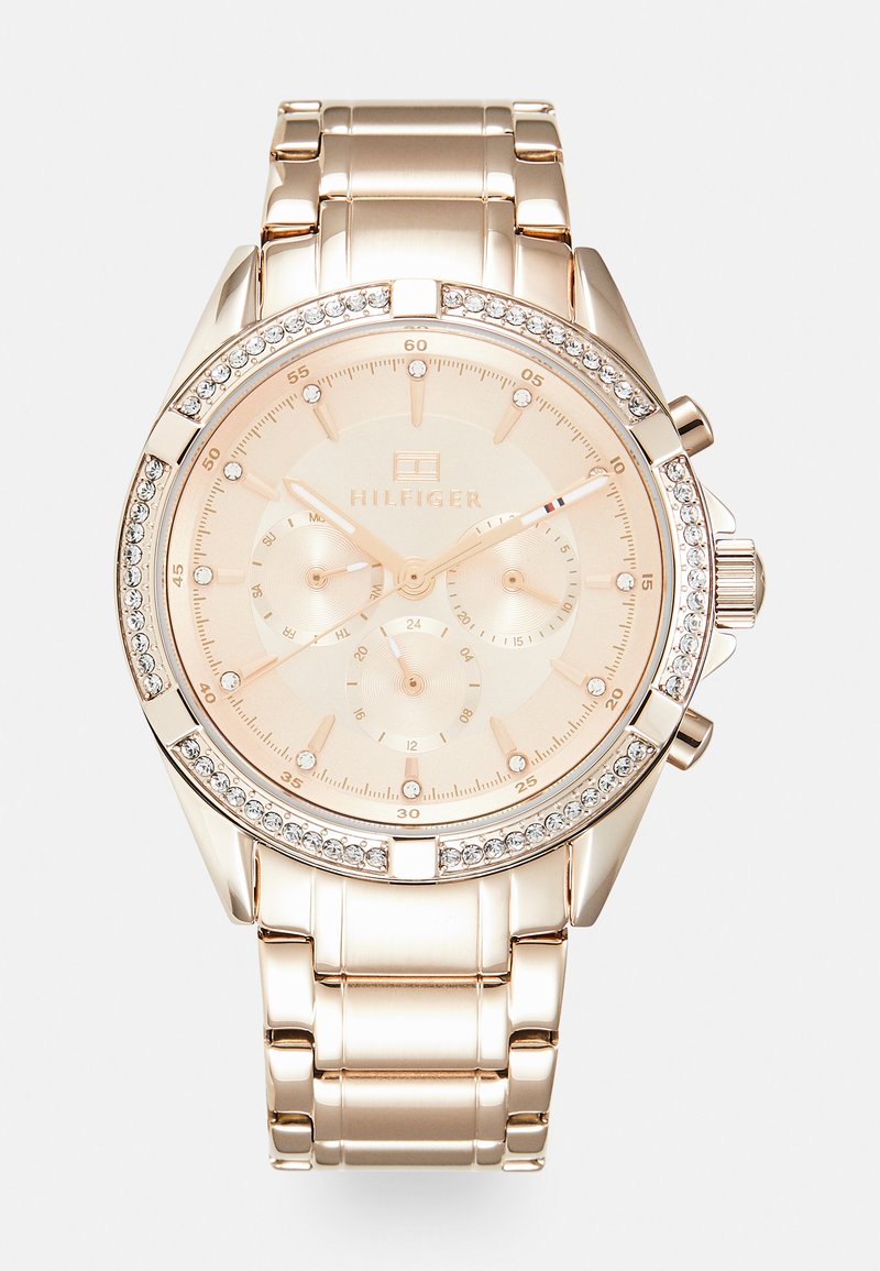 Tommy Hilfiger - CASE WITH STONES - Chronograaf - rose gold-coloured, Vergroten