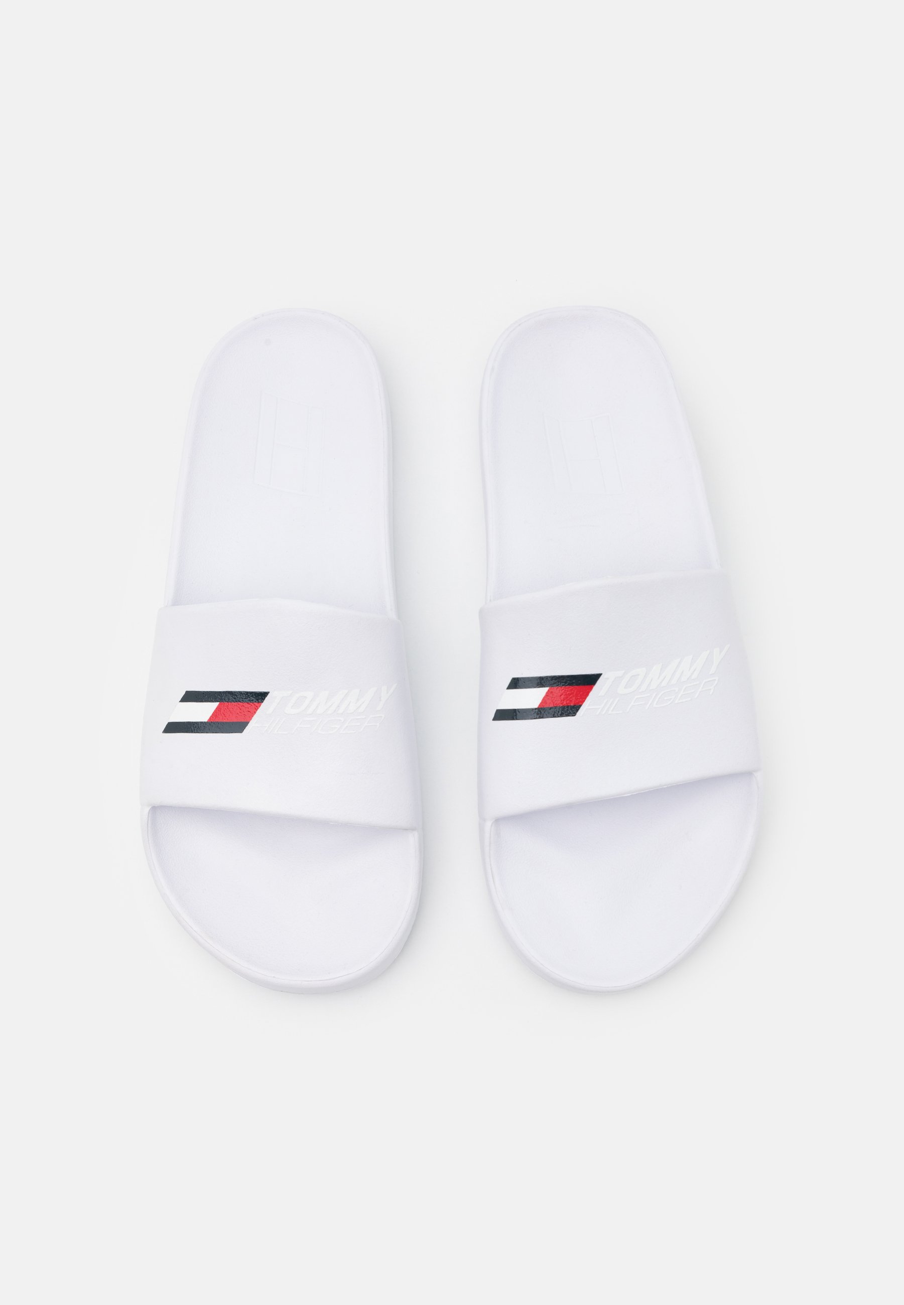 Tommy Hilfiger POOL SLIDE - Chanclas de baño - white/blanco - Zalando.es