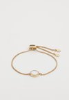INLAY SLIDER - Bracciale - gold-coloured/white
