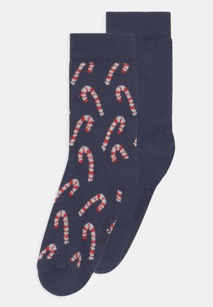 Ewers, CHRISTMAS 2 PACK UNISEX - Socks - dark blue
