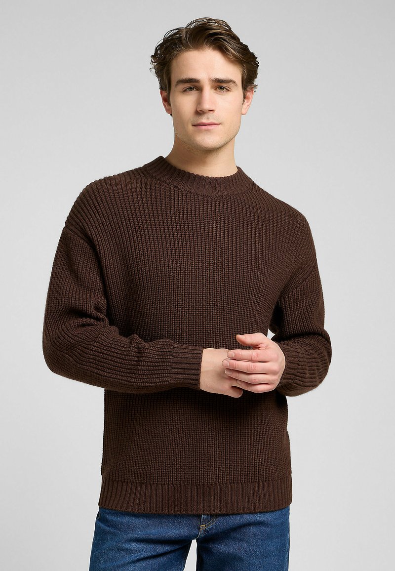 Lee LONG SLEEVE RELAXED FIT - Trui - arabica