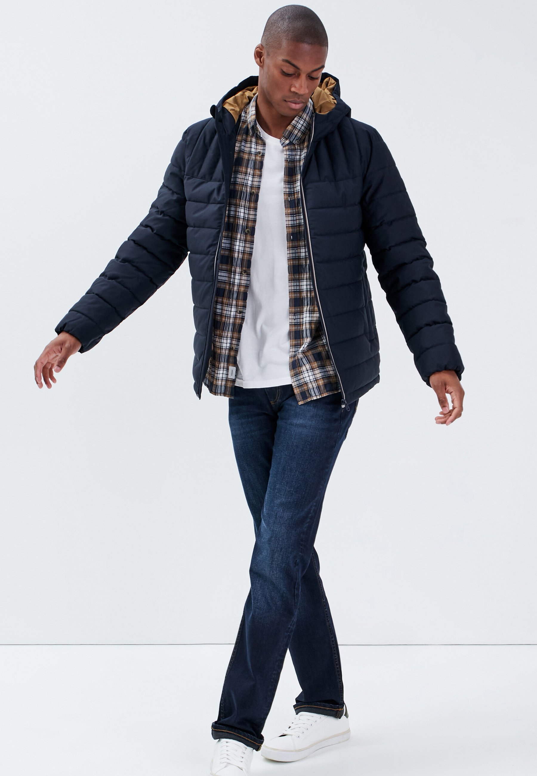 doudoune bleu marine