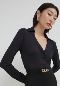 Calliope TINTA UNITA  - Camicia - nero