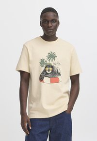 Blend - BHJERRON - T-shirts print - beige sloth Miniaturebillede 1