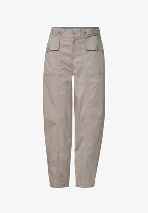 Street One, HIGH WAIST BARREL LEG HOSE IM CASUAL FIT - Pantalon classique - clay sand
