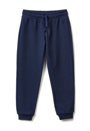 WITH LOGO - Tracksuit bottoms - blue