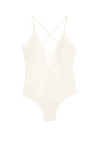 Koton DEEP V NECK - Badpak - white
