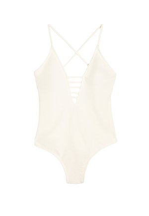 Koton DEEP V NECK - Badpak - white