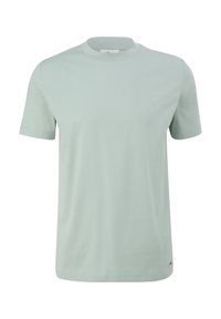 s.Oliver BLACK LABEL MIT CREW NECK - Jednoduché tričko - salbeigrün