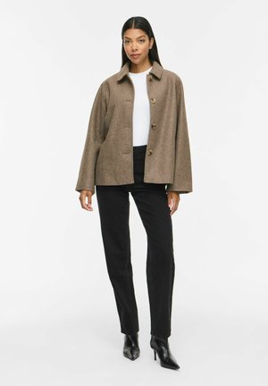 VILA, VICLAUDIA L/S JACKET- NOOS - Veste légère - grey