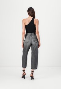 Pinko ESTELLE EGG MOONLIGHT - Straight leg jeans - lavaggio dark gray