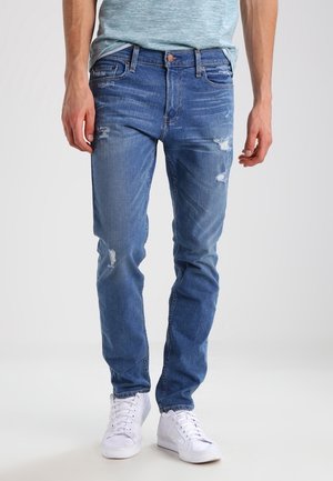 Jeans slim fit - destroyed denim