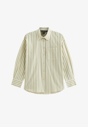 New Look, Button-down blouse - green pattern