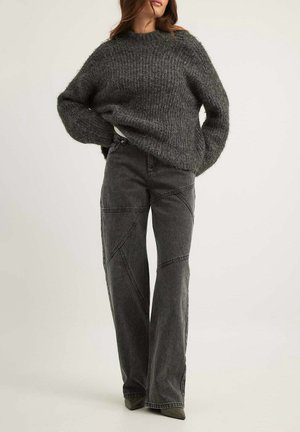 Jeans Straight Leg - grey