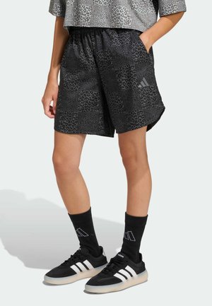 FUTURE ICONS ALLOVER PRINTED - Shorts - black grey six grey four