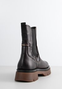GANT MEGHANY - Plateaustiefelette - dark brown