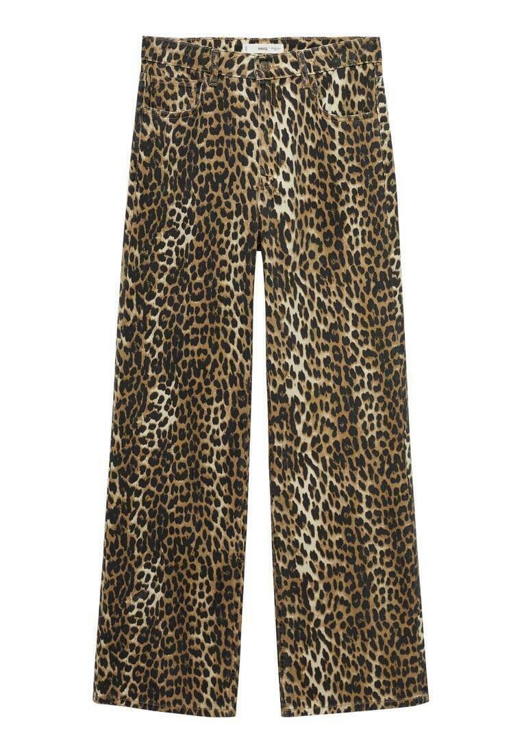 Mango Relaxed fit jeans bruin