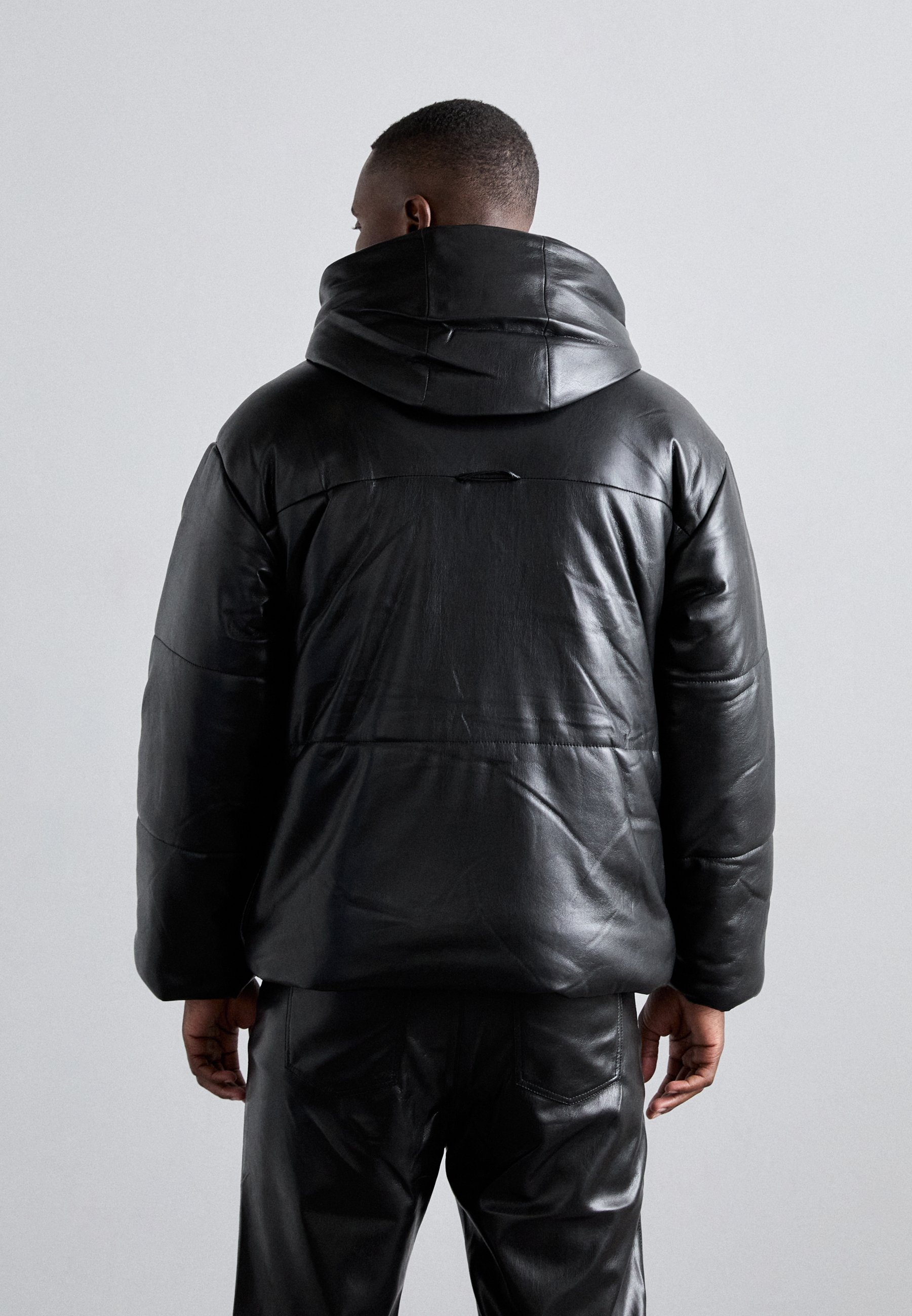 Nanushka HIDE MENS - Winterjacke - black/schwarz - Zalando