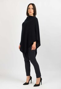 Dalle Piane Cashmere PONCHO - Pončo - blu