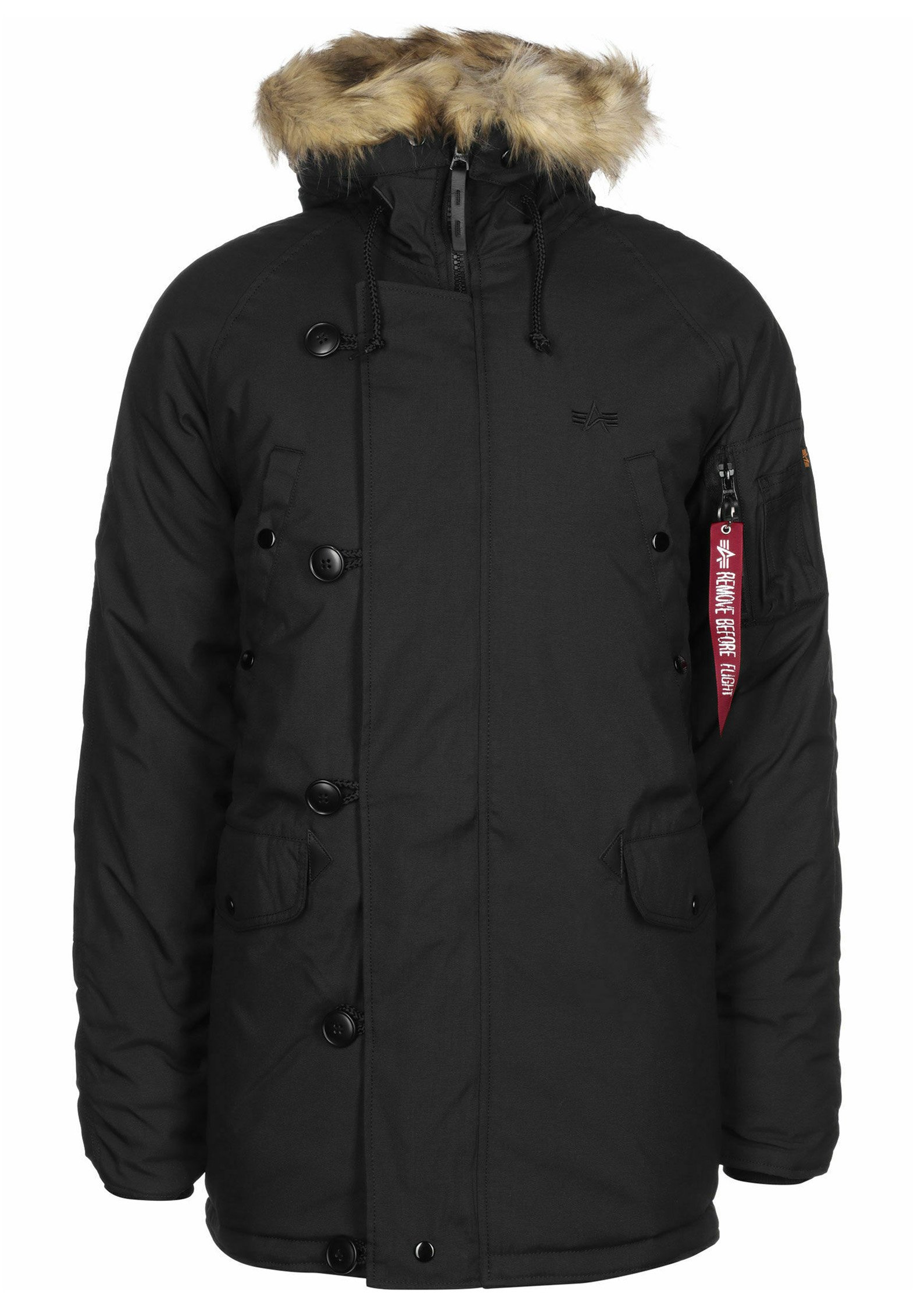 Alpha Industries EXPLORER W/O PATCHES Winter jacket black
