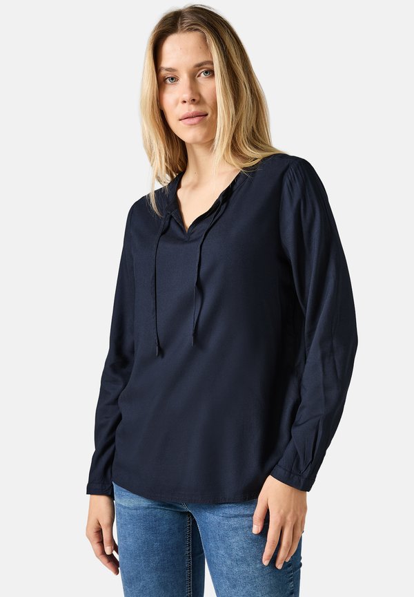 IN UNIFARBE - Bluse - blau