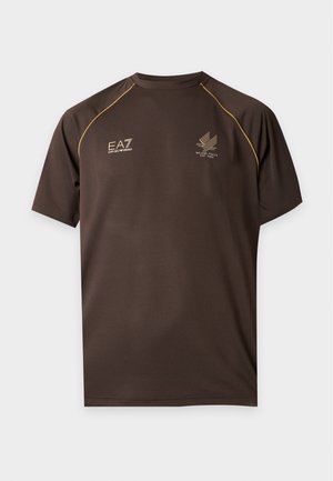 EA7 Emporio Armani, TRAIN TEE - T-shirts print - mulch