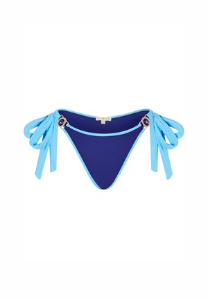 Moda Minx CONTRAST BINDING AMOUR TIE SIDE BRAZILIAN - Bikinibroekje - navy