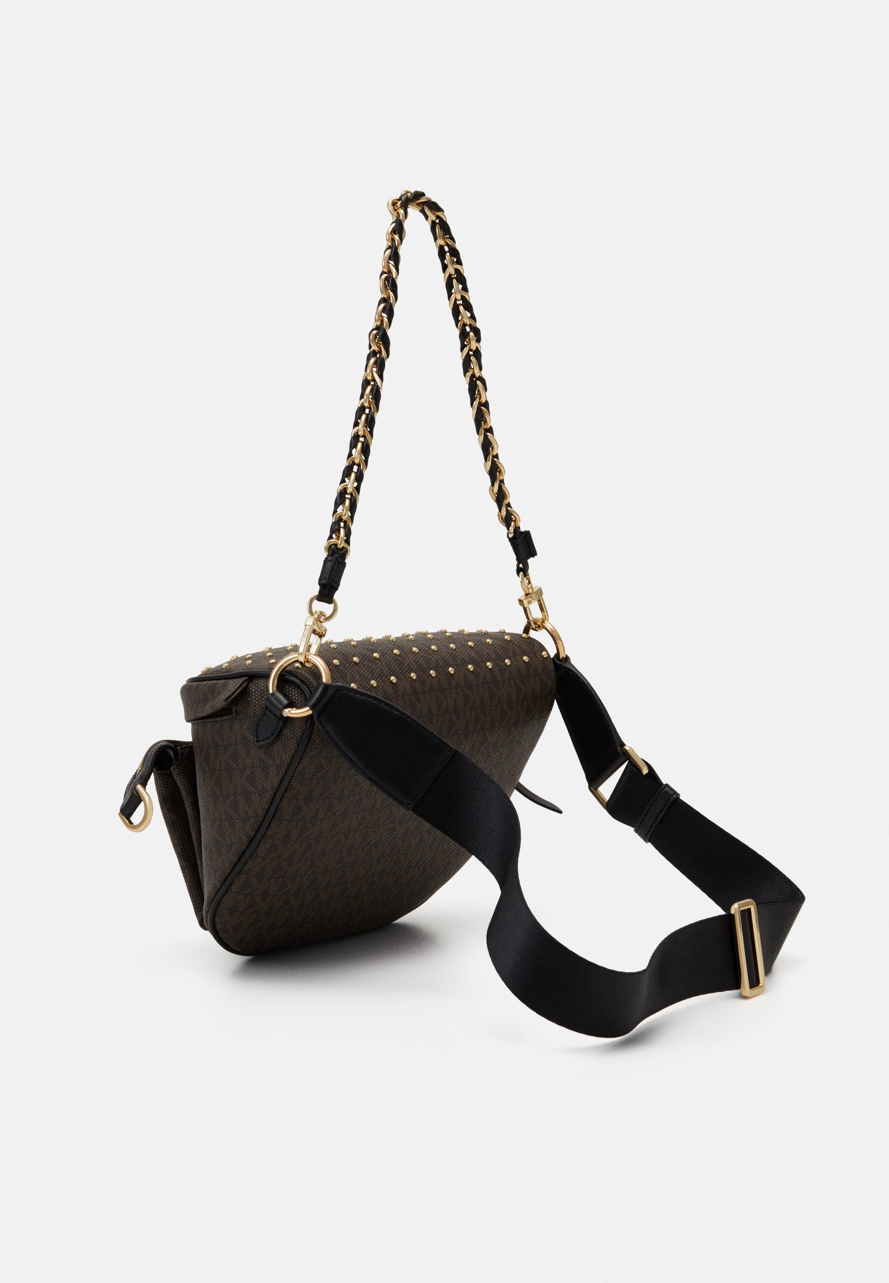 MICHAEL Michael Kors SLATER SLING PACK - Sac banane - brown/black ... MICHAEL Michael Kors SLATER SLING PACK - Sac banane - brown/black ...