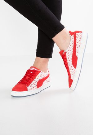 Matalavartiset tennarit - red