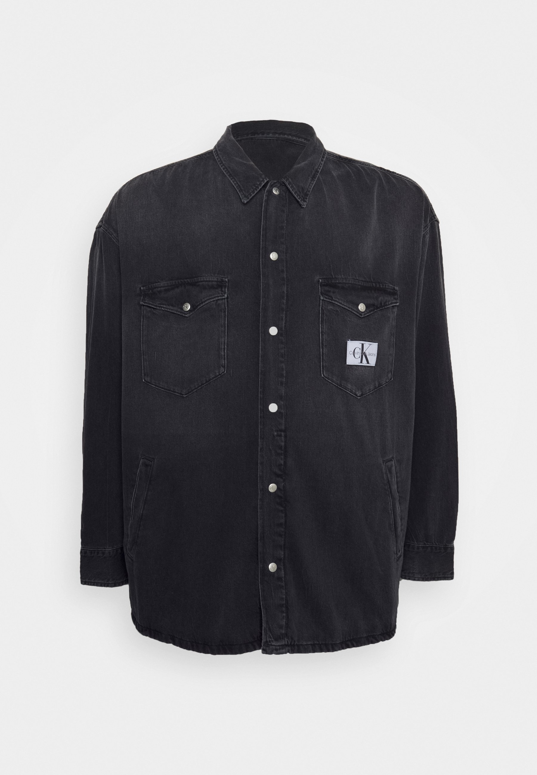 plus denim shirt