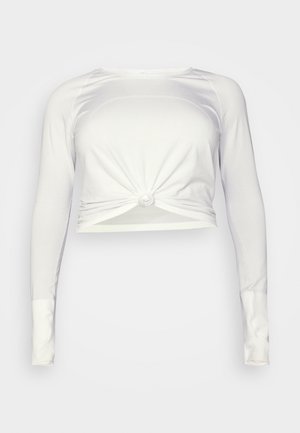 lululemon SWIFTLY TECH LONG SLEEVE - Tops ar garām piedurknēm - white/white