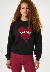 Fabienne Chapot TERRY HEART - Strickpullover - black