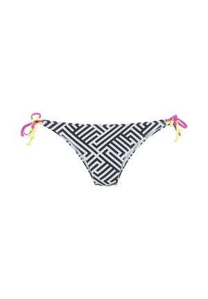 Bikini-Hose - schwarz-weiß