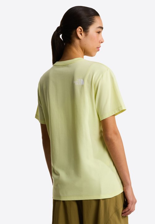 The North Face W EVOLUTION HALF DOME RELAXED SHORT SLEEVE TEE - Print T-shirt - lemon mist — photo 3