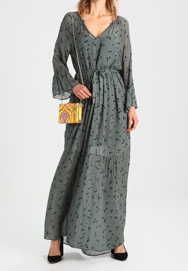 chinese dress ladies Summer Tropic Muse Tiered Ruffle Maxi Dress main image 1