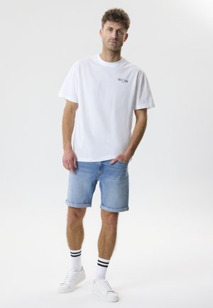 TWO SOON Denimshorts - medium blue denim