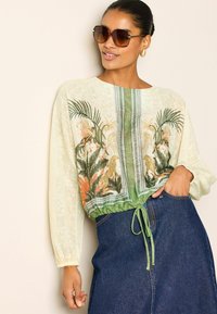 Next LONG SLEEVE TRIM - Bluse - tropical print