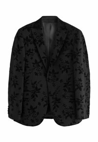 Next REGULAR FIT - FLORAL PRINT - Sakko - black