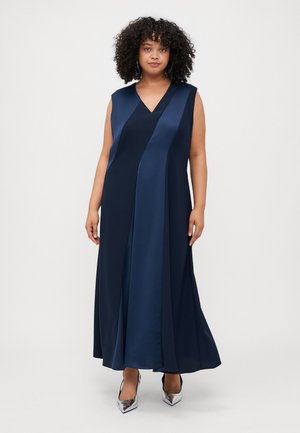 DESERT - Robe longue - blu
