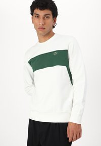 Lacoste Felpa - flour/green