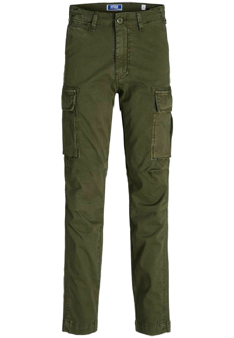 Pantaloni Cargo JACK & JONES Per Uomo | Vita Media In Cotone Elasticizzato | Chiusura Lampo