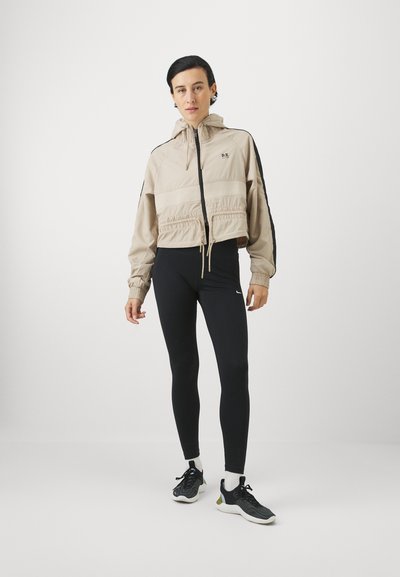 P.E Nation CROPPED - Waterproof jacket - sesame