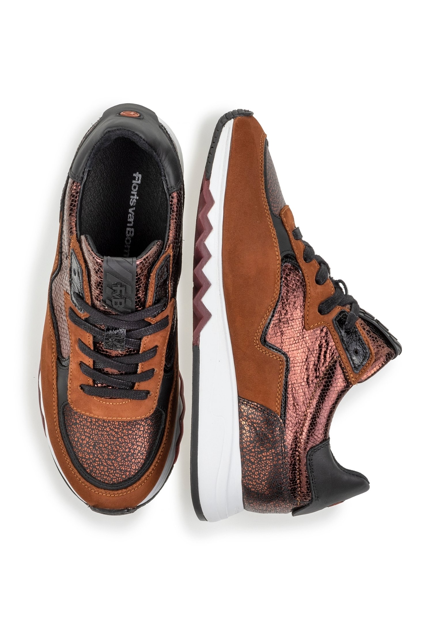 Floris van Bommel Sneakers laag - brick/Bruin - Zalando.nl