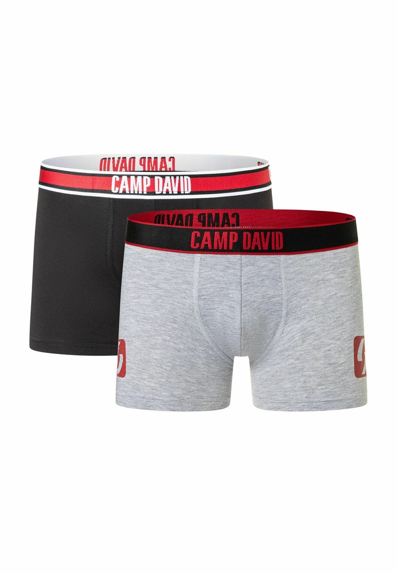 Camp David CAMP DAVID 2 PACK - Lange Boxershorts - tomato puree mix/rot ...