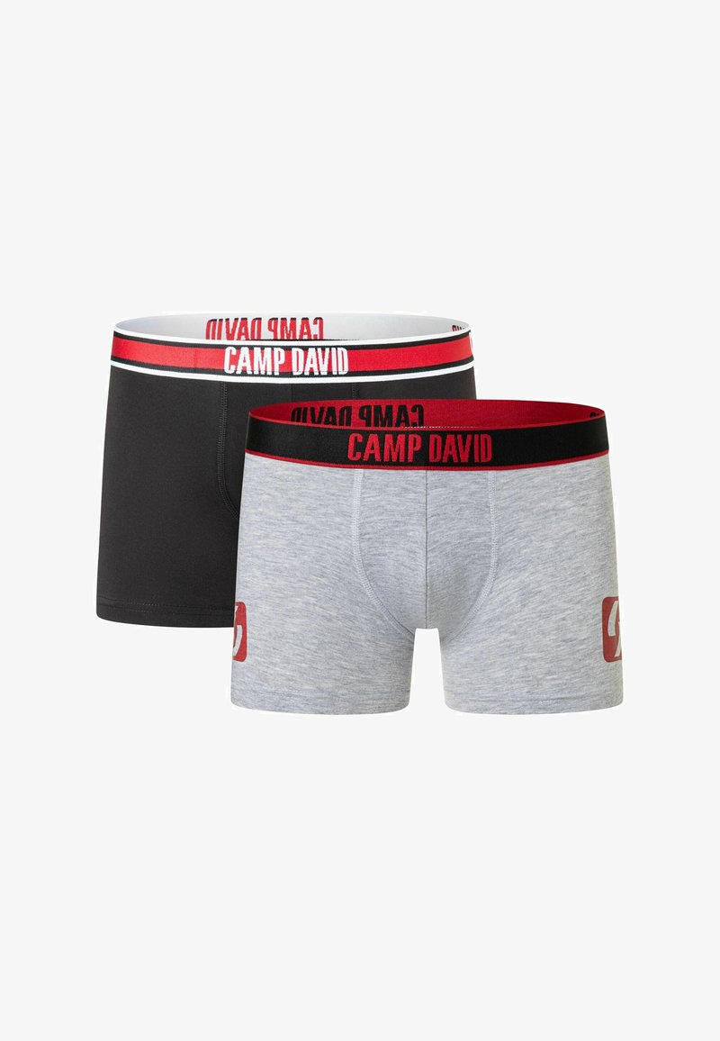 Camp David CAMP DAVID 2 PACK - Lange Boxershorts - tomato puree mix/rot ...
