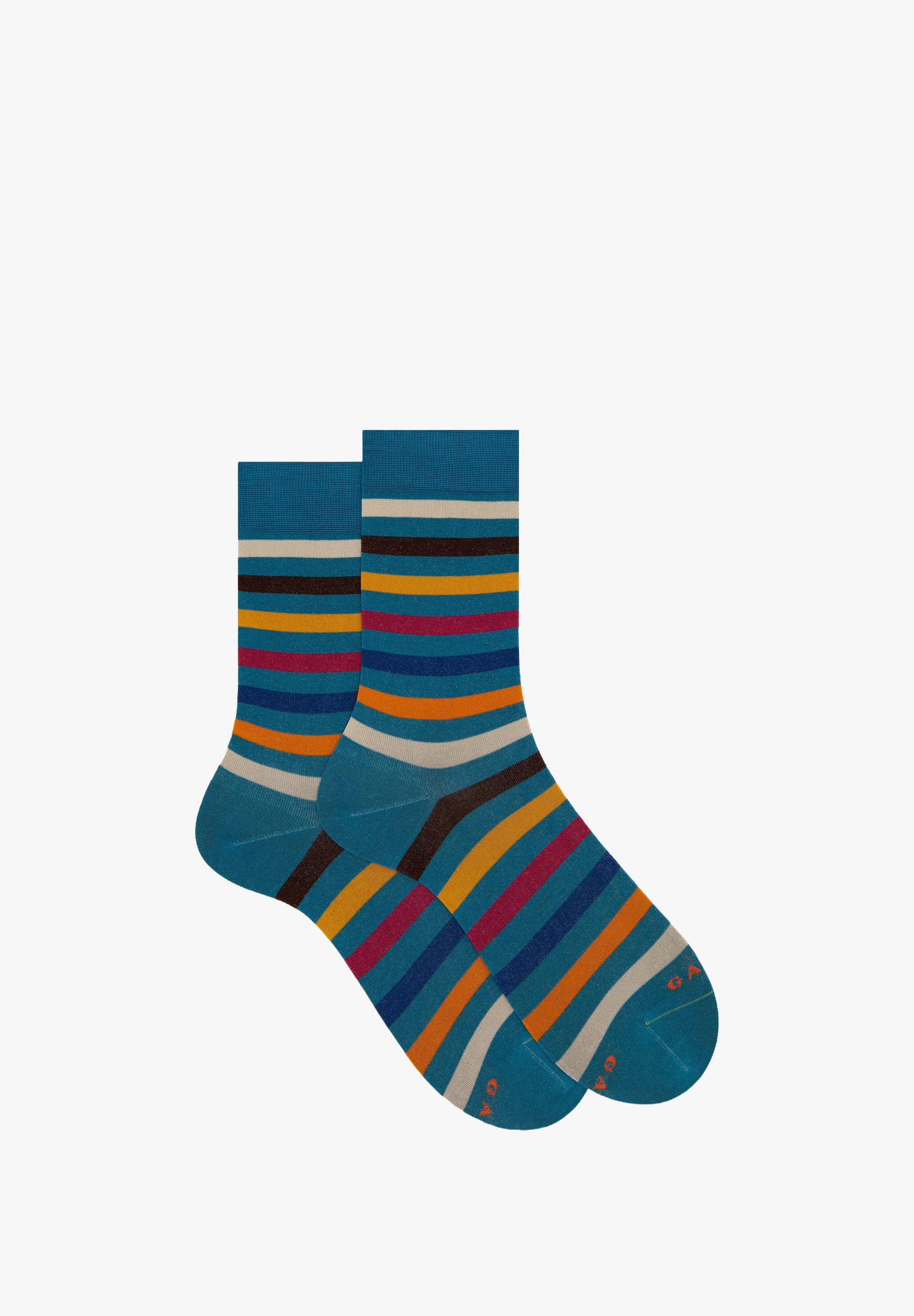 Gallo WITH EVEN STRIPES Calze azzurro/celeste
