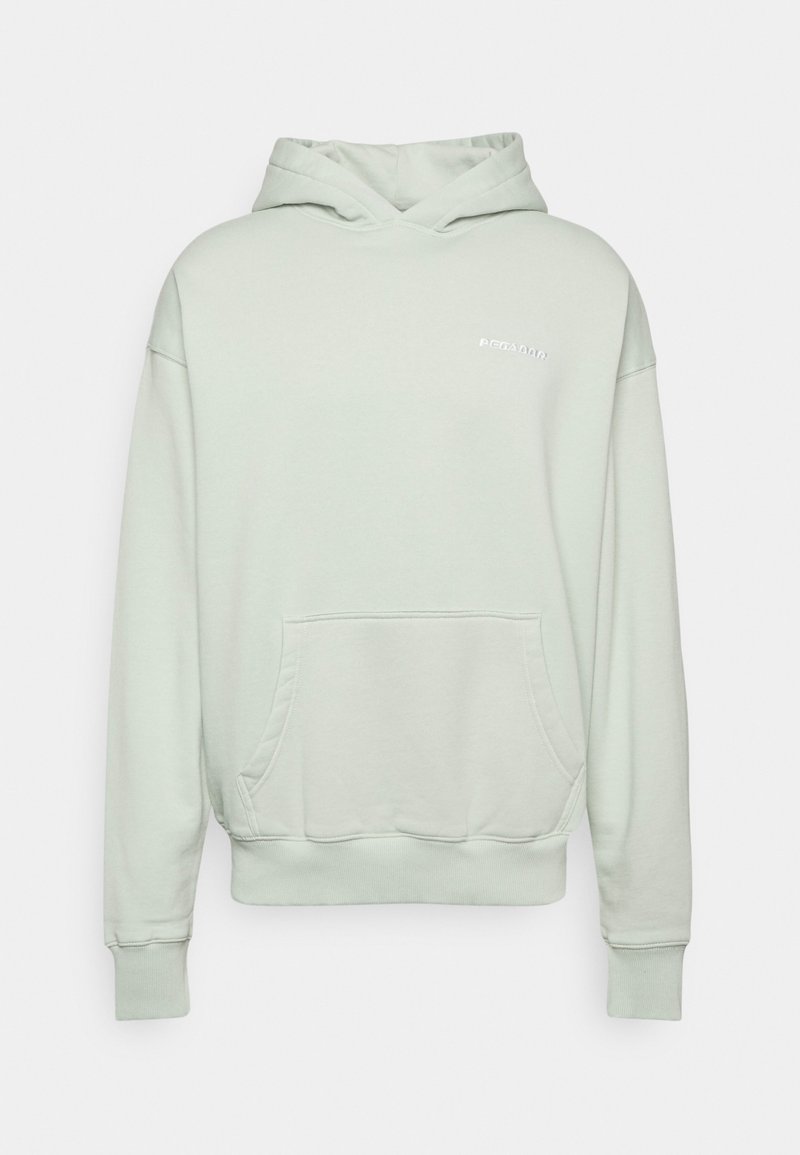 Pegador LOGO OVERSIZED  - Sweatshirt com capuz - washed milky green