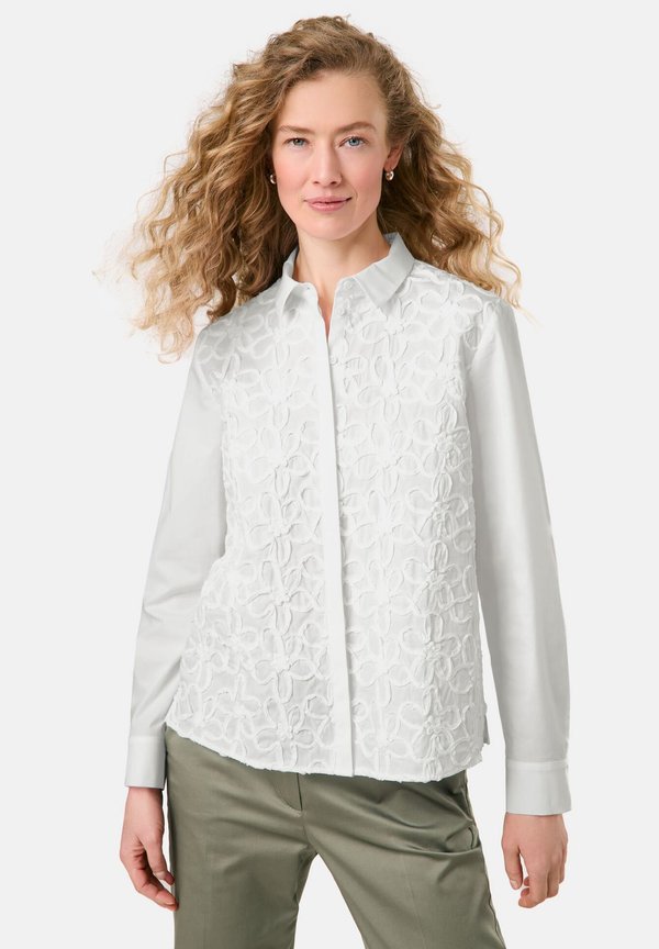 Hemdbluse - weiß weiß