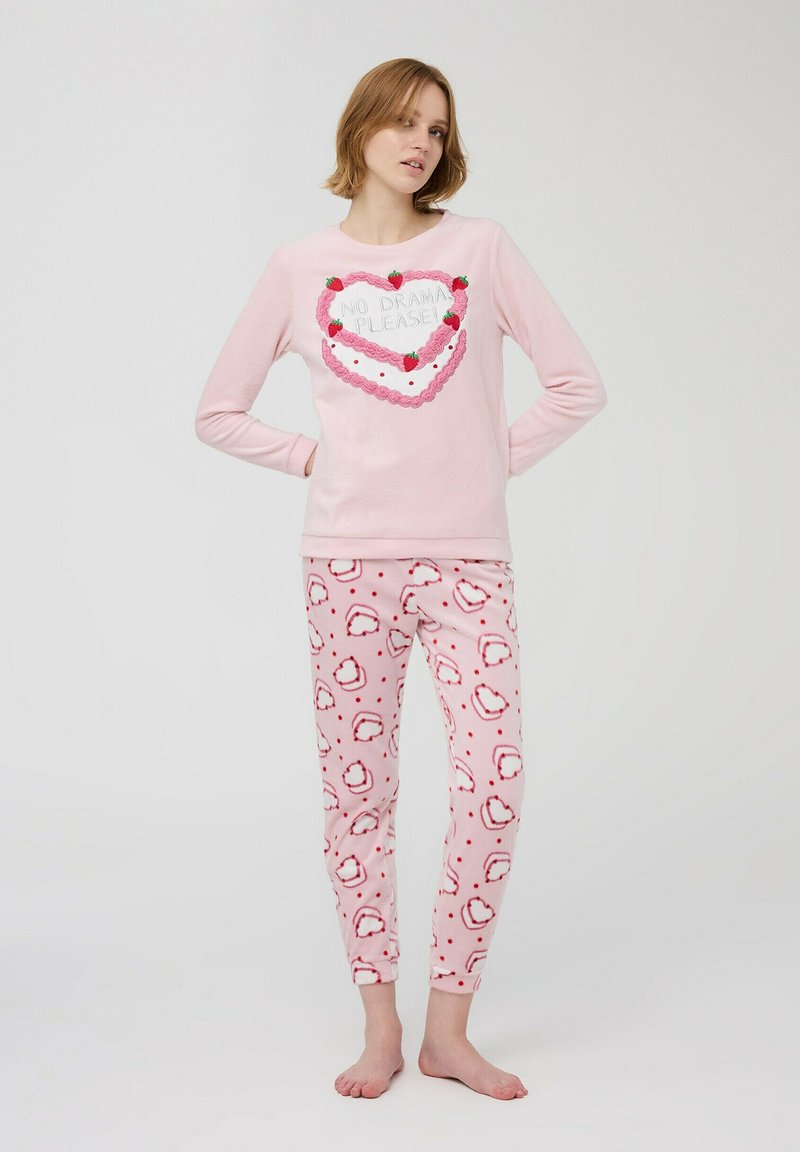 Terranova SET TORTA - Pigiama - rosa chiaro